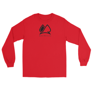 Classic Always Motivated Logo Long Sleeve Tee (Red/Black)