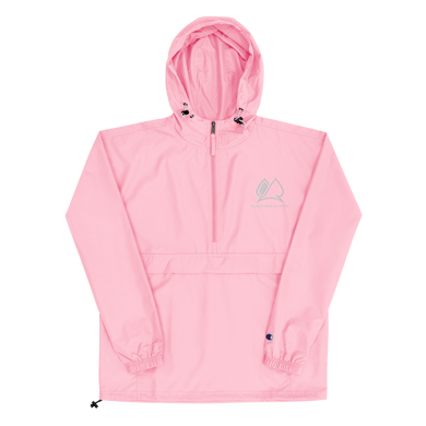 Always Motivated x Champion Packable Jacket- Pink/White