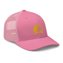 Always Motivated Logo Trucker Cap (Pink/Gold)