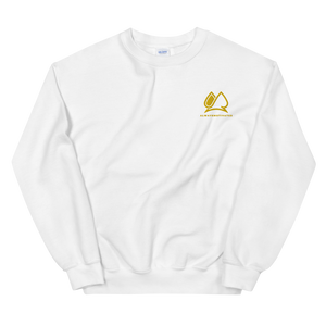 Always Motivated Sweatshirt -White/Gold