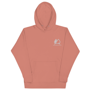 Always Motivated Hoodie - Dusty Rose/White