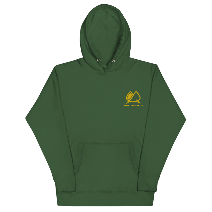 Always Motivated Hoodie - Green/Gold