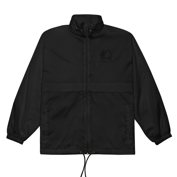 Always Motivated Windbreaker - Black/Black