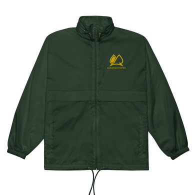 Always Motivated Windbreaker - Forest Green/Gold