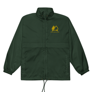 Always Motivated Windbreaker - Forest Green/Gold