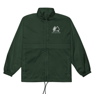 Always Motivated Windbreaker - Forest Green/White