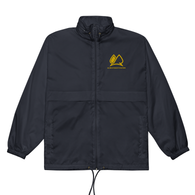 Always Motivated Windbreaker - Navy/Gold