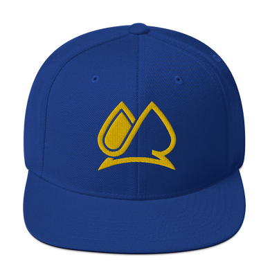 Always Motivated Logo Snapback Hat (Blue/Gold)