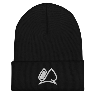 Always Motivated Logo Cuffed Beanie (Black/White)