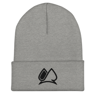 Always Motivated Logo Cuffed Beanie (Grey/Black)