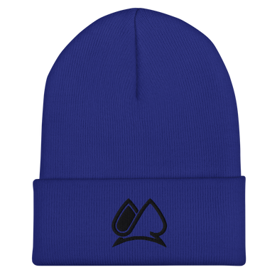 Always Motivated Logo Cuffed Beanie (Blue/Black)