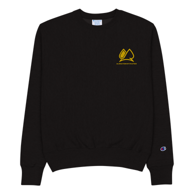 Always Motivated x Champion Sweatshirt (Black/Gold)