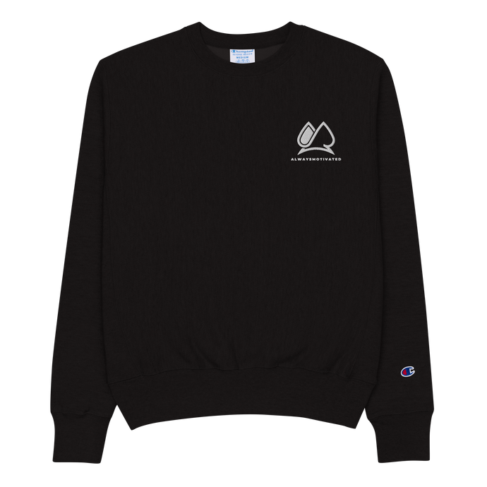 Always Motivated x Champion Sweatshirt (Black/White)