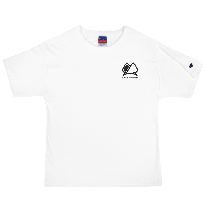 Always Motivated x Champion T-Shirt (White/Black)
