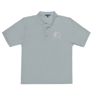 Always Motivated Polo (Cool Heather/White)