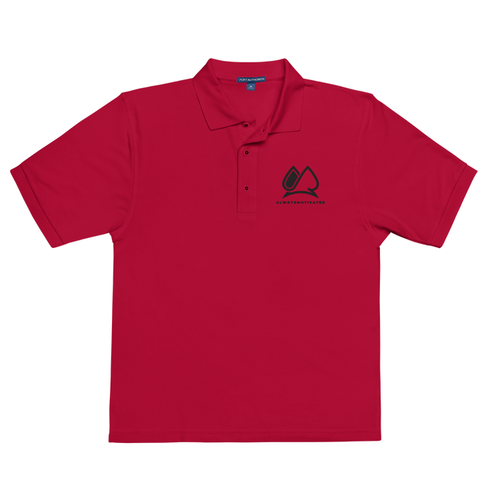 Always Motivated Polo (Red/Black)