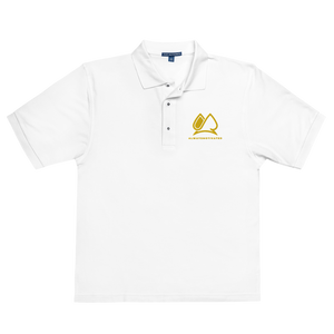 Always Motivated Polo ( White/Gold)