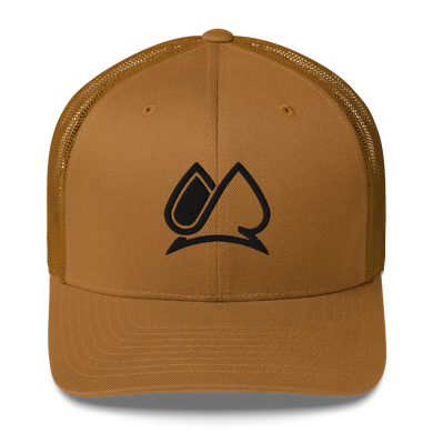 Always Motivated Logo Trucker Cap (Caramel/Black)