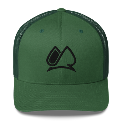 Always Motivated Logo Trucker Cap (Evergreen/Black)