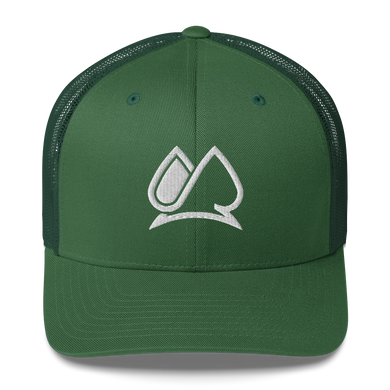 Always Motivated Logo Trucker Cap (Evergreen/White)