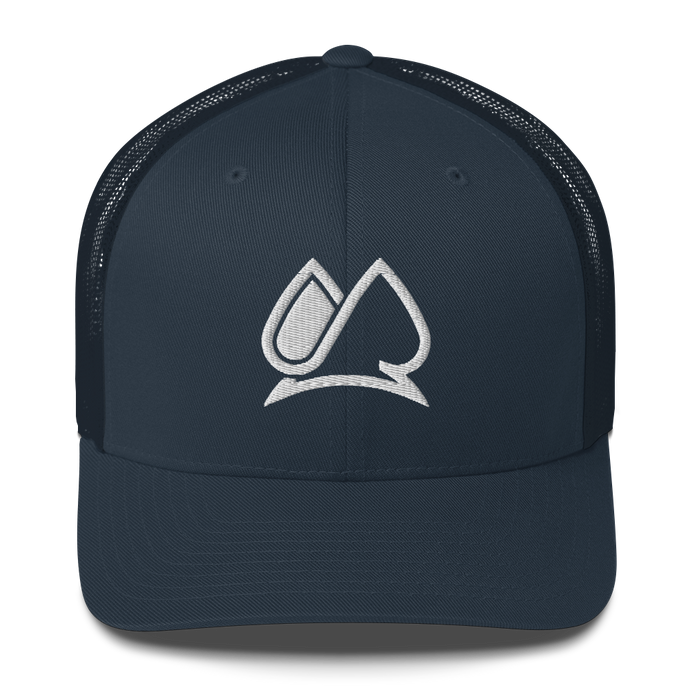 Always Motivated Logo Trucker Cap (Navy/White)