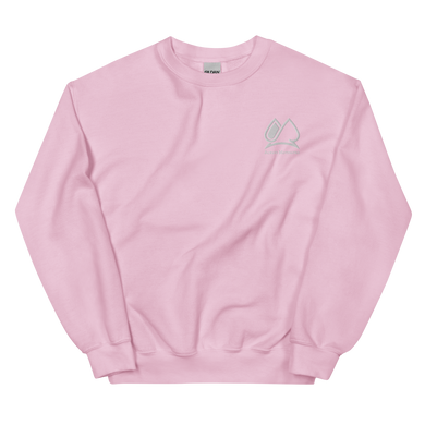 Always Motivated Sweatshirt -Light Pink/White