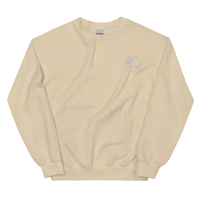 Always Motivated Sweatshirt -Sand/White