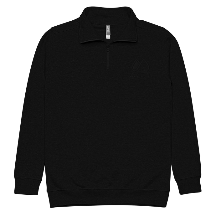 Always Motivated fleece pullover-Black/Black)