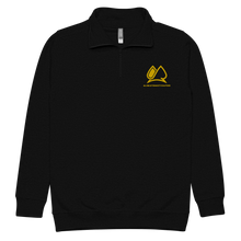 Always Motivated fleece pullover-Black/Gold