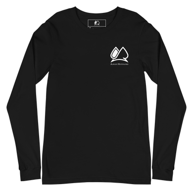 Always Motivated Long Sleeve Tee (Black/White)