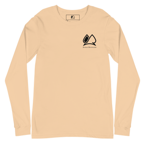 Always Motivated Long Sleeve Tee (Sand/Black)