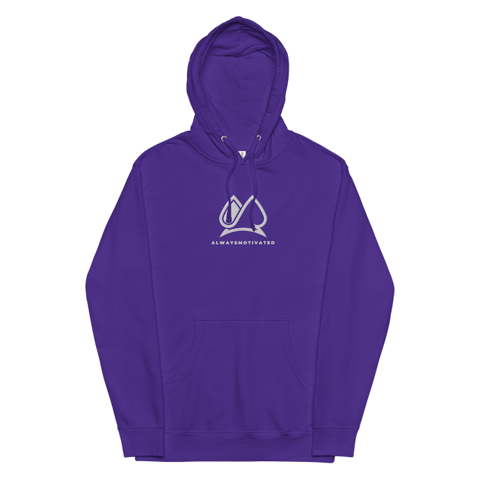 Always Motivated Logo Hoodie - Purple/White