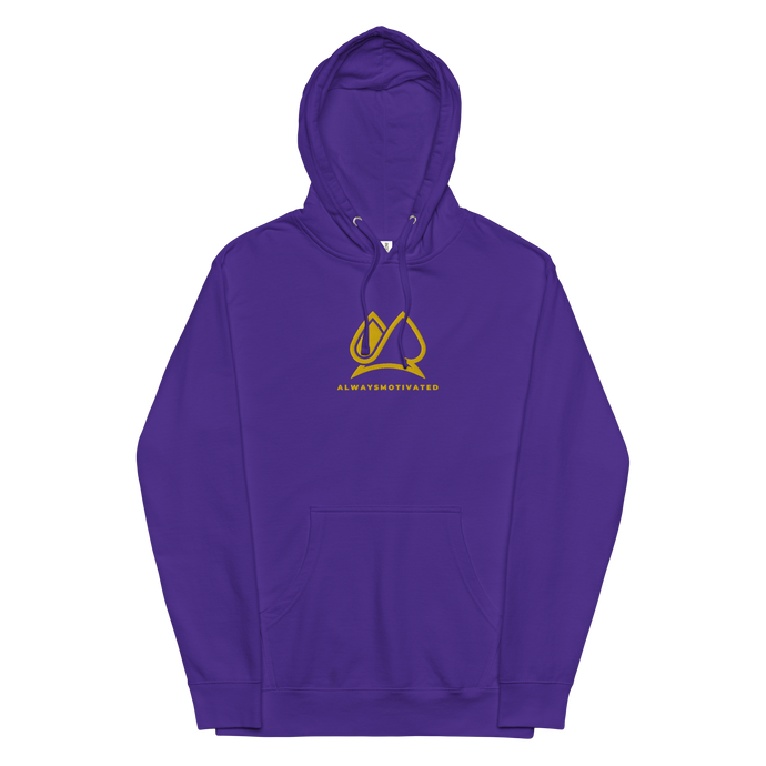Always Motivated Logo Hoodie - Purple/Gold