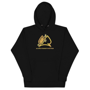 Always Motivated Butterfly Unisex Hoodie - Black