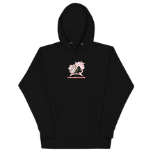 Always Motivated logo with flower Unisex Hoodie Black