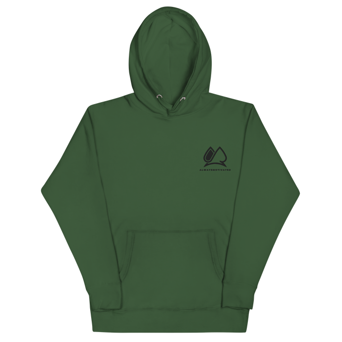 Always Motivated Hoodie - Green/Black