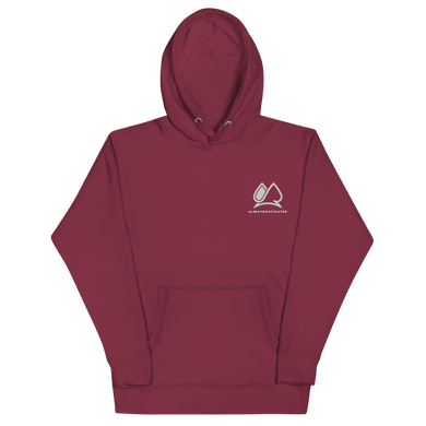 Always Motivated Hoodie - Burgundy/White