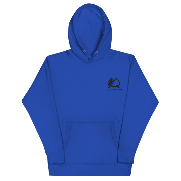 Always Motivated Hoodie - Bleu/Black