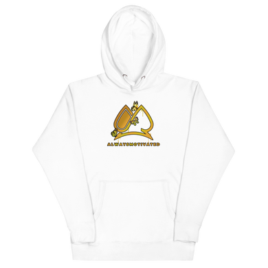 Always Motivated Butterfly Unisex Hoodie - White