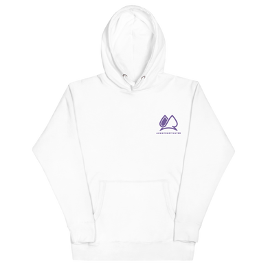 Always Motivated Hoodie -White/Purple