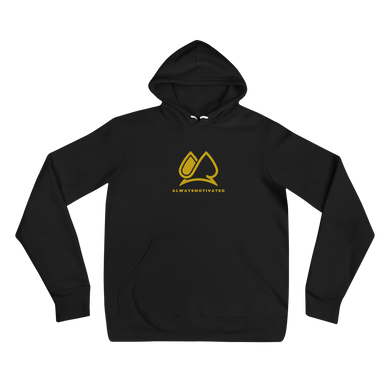 CLASSIC Always Motivated LOGO HOODIE - Black/Gold