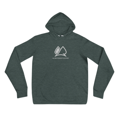 CLASSIC Always Motivated LOGO HOODIE - Green/White