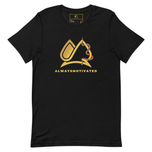 Always Motivated Snake Unisex t-shirt - Black