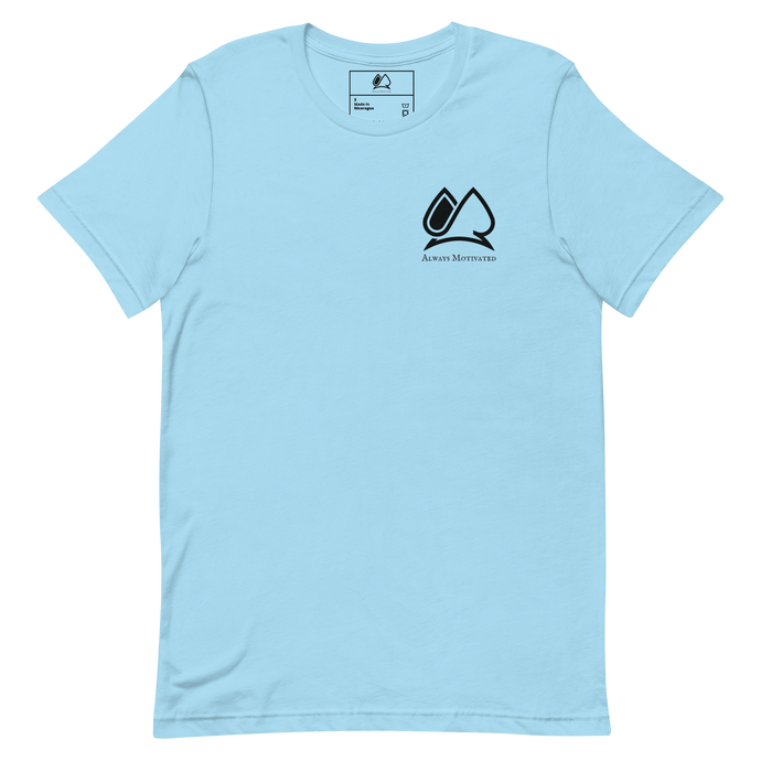 Always Motivated T-Shirt (Ocean Blue/Black)