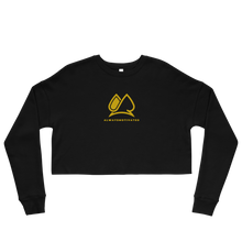 Always Motivated Crop Sweatshirt - Black/Gold