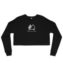 Always Motivated Crop Sweatshirt - Black/White