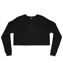 Always Motivated Crop Sweatshirt - Black/Black