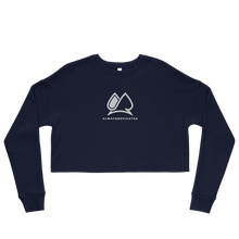 Always Motivated Crop Sweatshirt - Navy/White