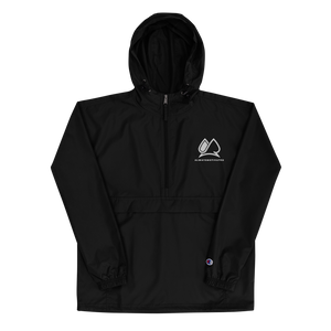 Always Motivated x Champion Packable Jacket- Black/White