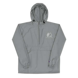 Always Motivated x Champion Packable Jacket- Grey/White